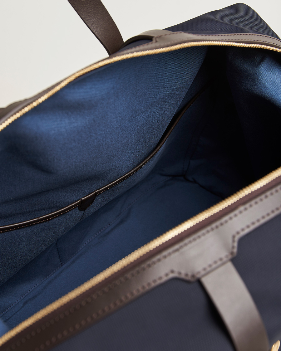 Men | Bags | Mismo | M/S Avail 48h Nylon Weekendbag Navy/Dark Brown