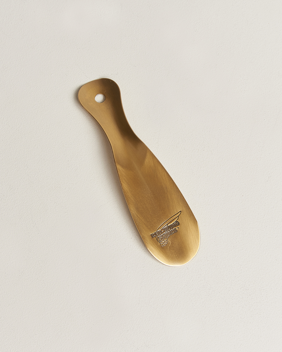 Men | Shoe Care | Red Wing Shoes | Antique Brass Boot Horn