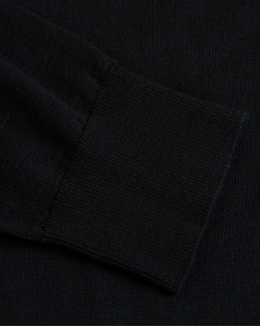 Men | Sweaters & Knitwear | Samsøe Samsøe | Samsøe & Samsøe Flemming Superfine Merino Wool Roll Neck Black