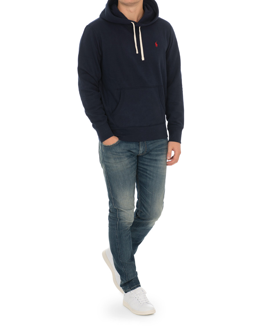 Men | Sweaters & Knitwear | Polo Ralph Lauren | RL Fleece Hoodie Cruise Navy