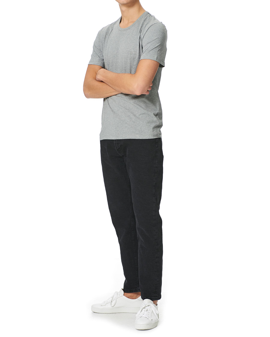 Men | T-Shirts | BOSS BLACK | BOSS 3-Pack Crew Neck Tee Grey/White/Black