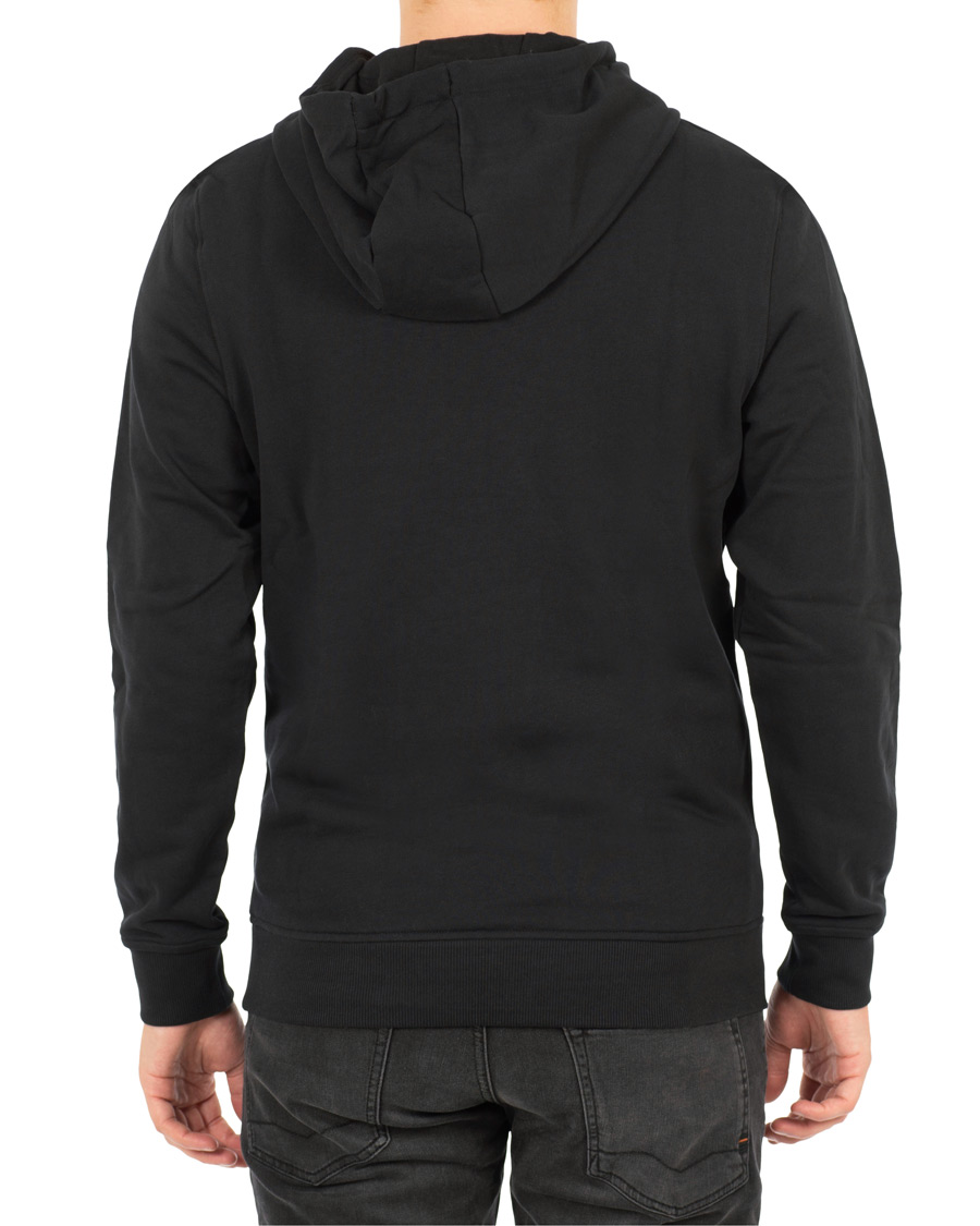 Men | Sweaters & Knitwear | Lyle & Scott | Pullover Hoodie True Black