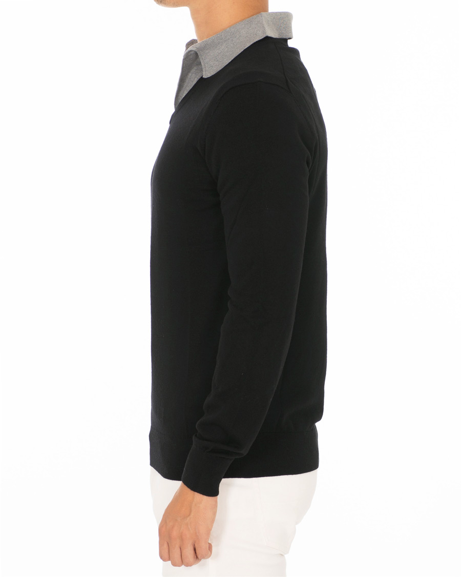 Men | Sweaters & Knitwear | Tiger of Sweden | Rael V-Neck Pullover Black