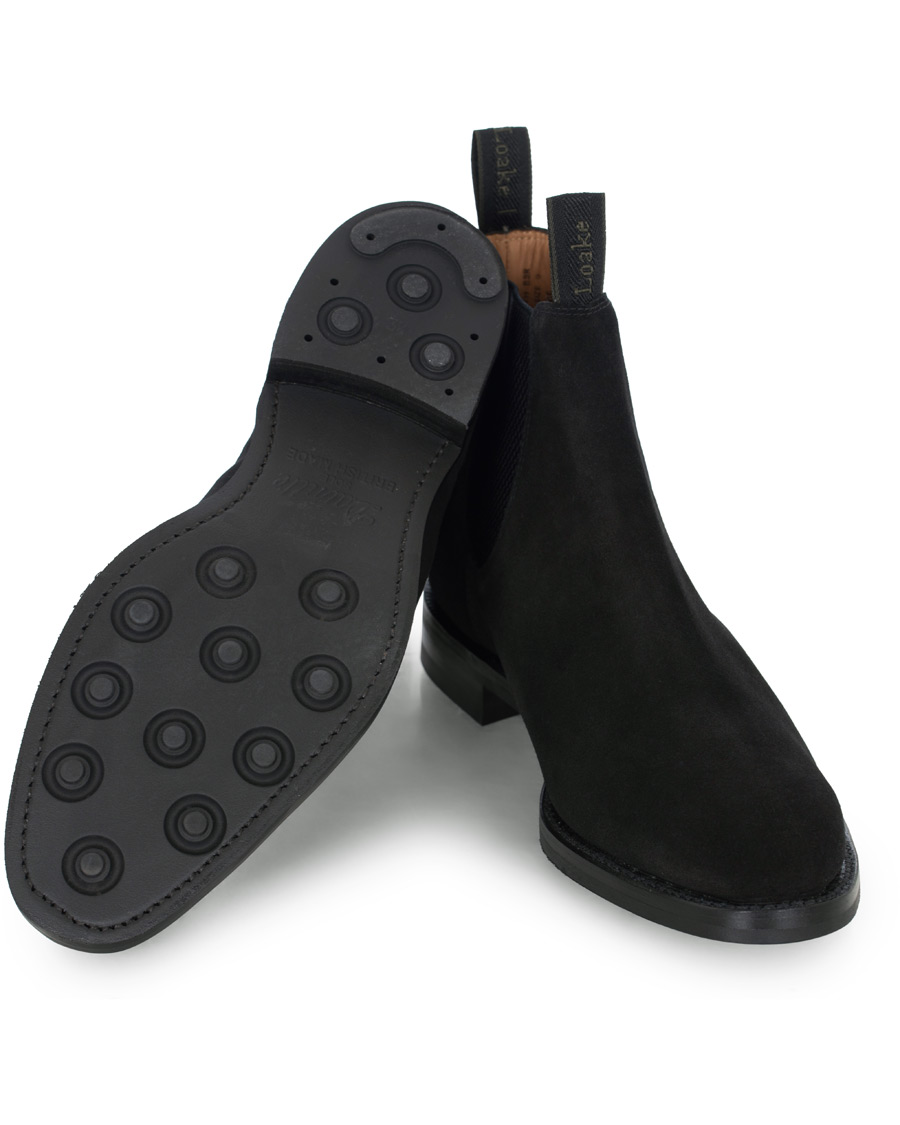 Men | Loake 1880 Chatsworth Chelsea Boot Black Suede | Loake 1880 | Chatsworth Chelsea Boot Black Suede