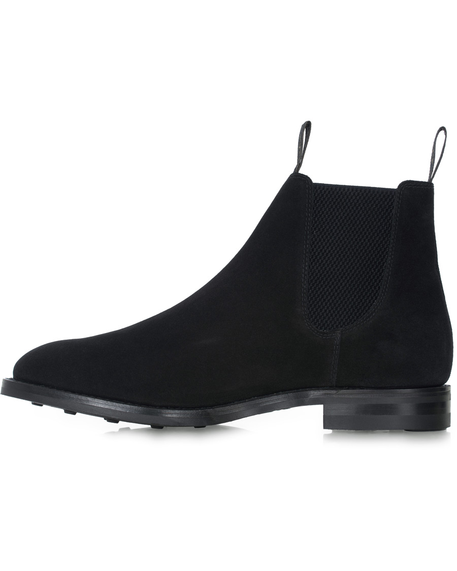Men | Loake 1880 Chatsworth Chelsea Boot Black Suede | Loake 1880 | Chatsworth Chelsea Boot Black Suede