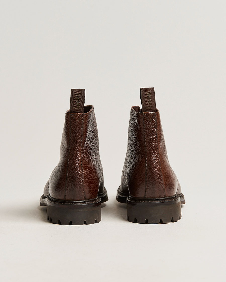 Men | Boots | Loake 1880 | Sedbergh Derby Boot Brown Grain Calf