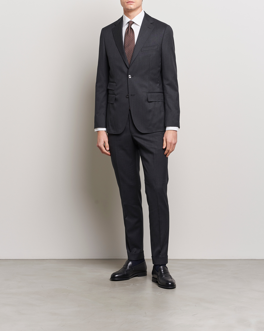 Men | Trousers | Morris Heritage | Prestige Suit Trousers Grey