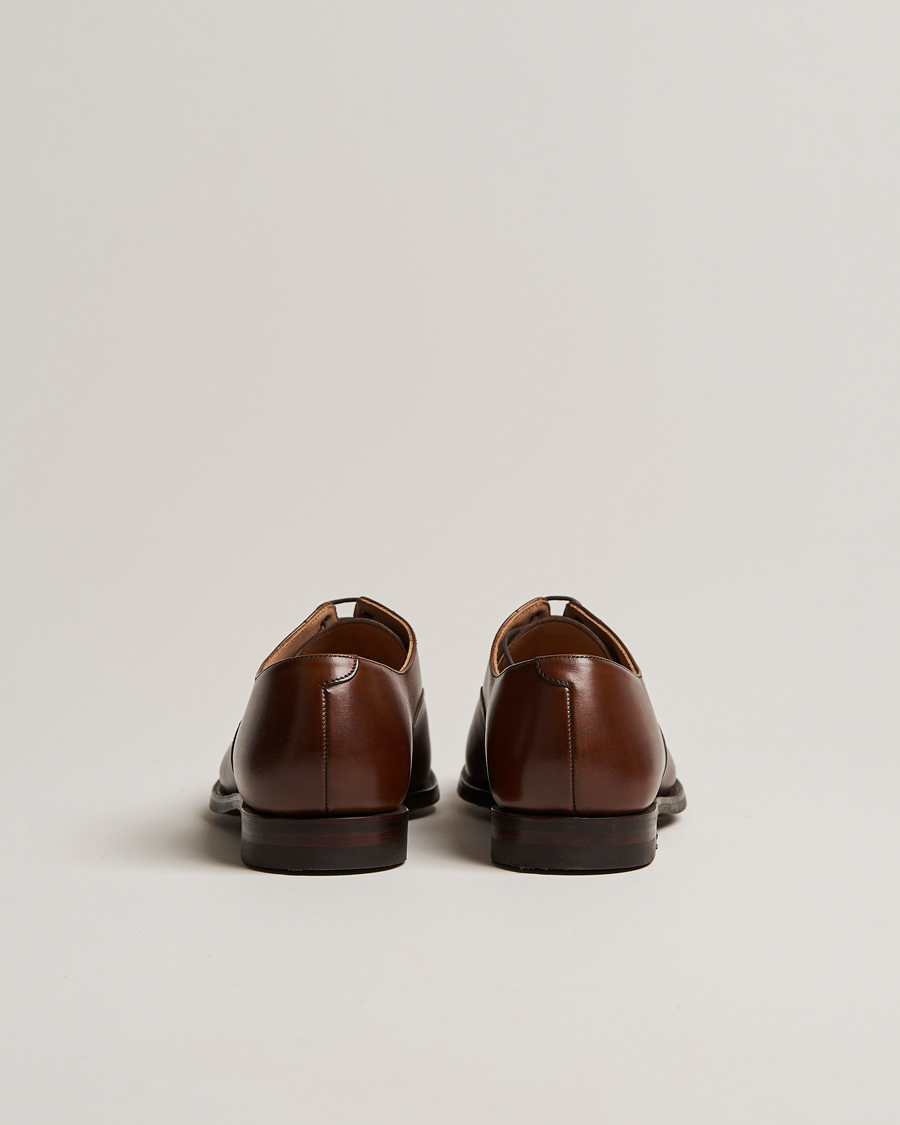 Men | Oxford Shoes | Crockett & Jones | Connaught 2 City Sole Dark Brown Calf