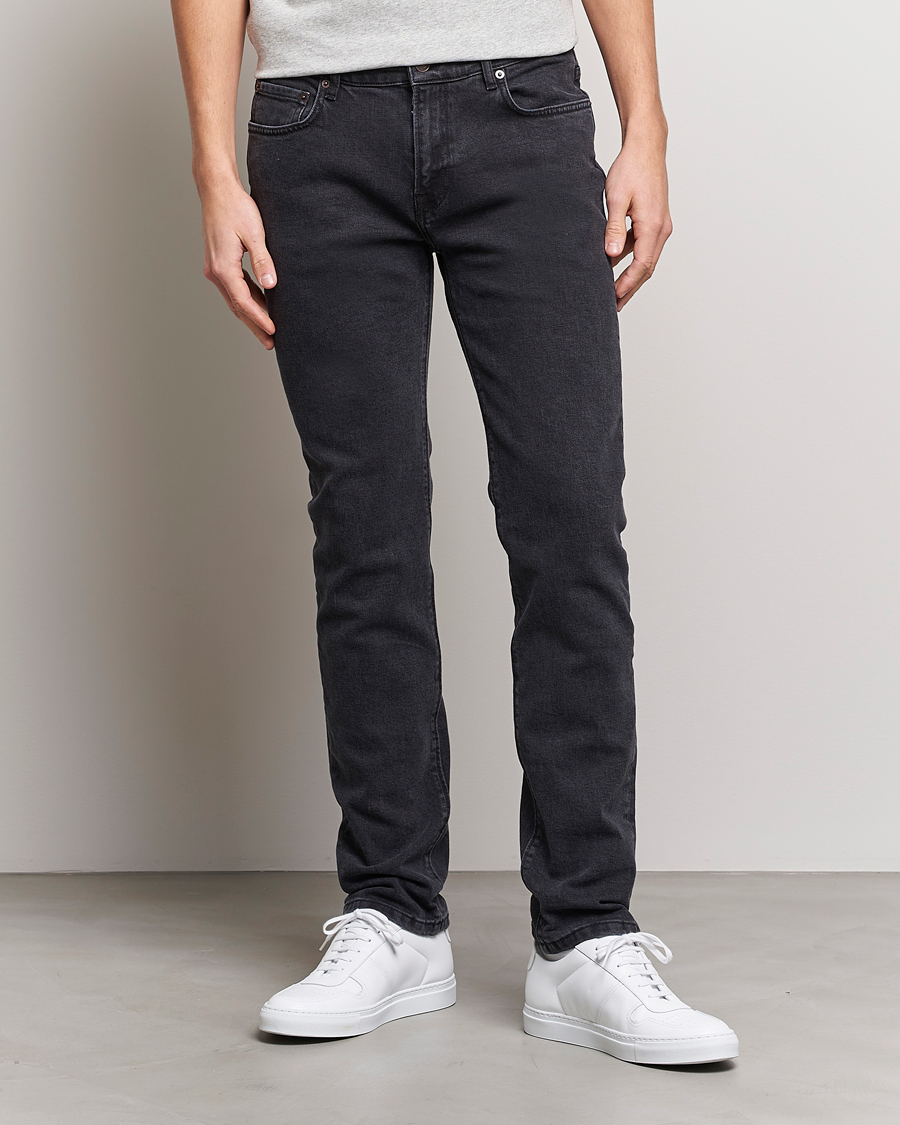 Men | Jeans | Jeanerica | SM001 Slim Jeans Used Black