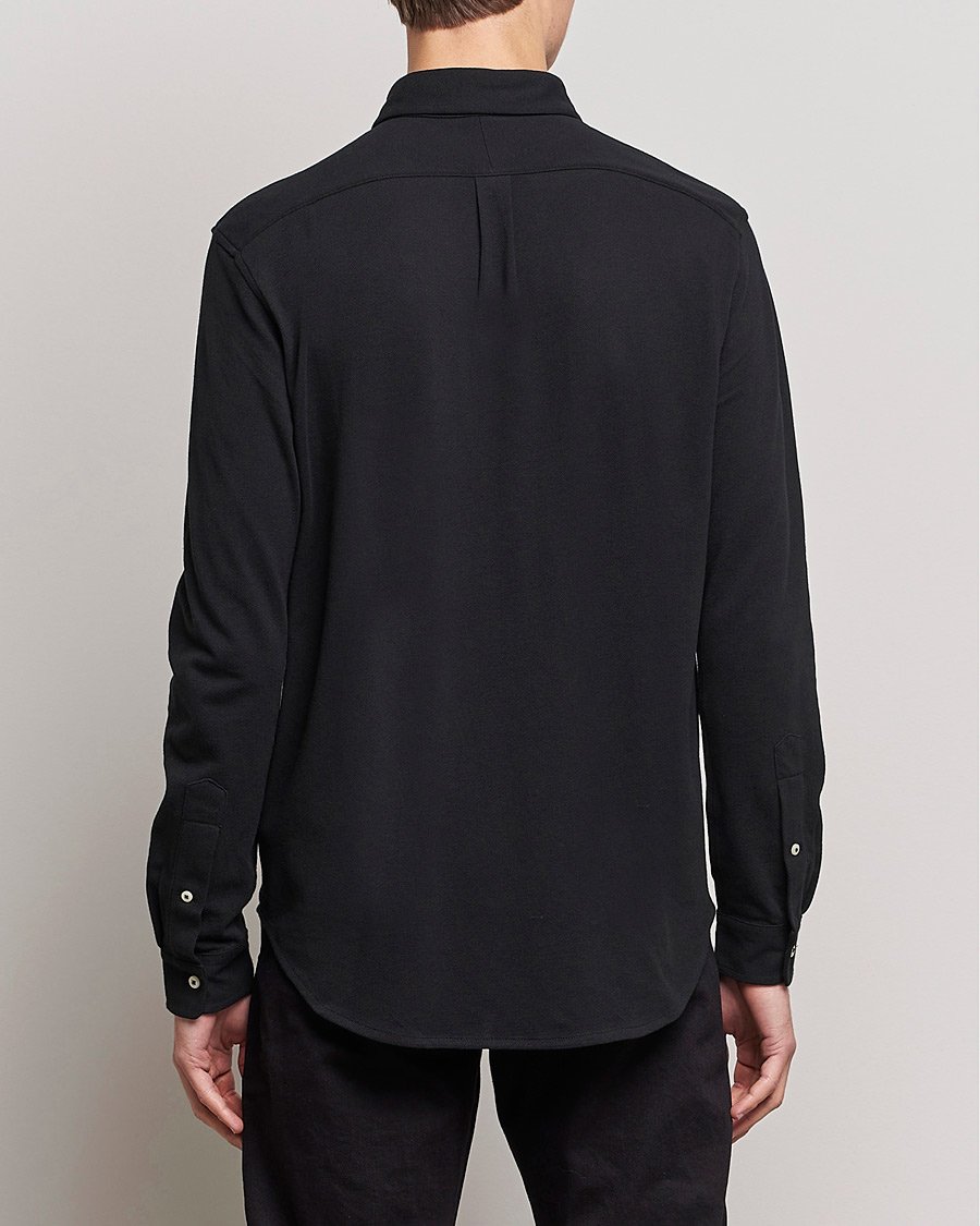 Men | Shirts | Polo Ralph Lauren | Featherweight Mesh Shirt Polo Black