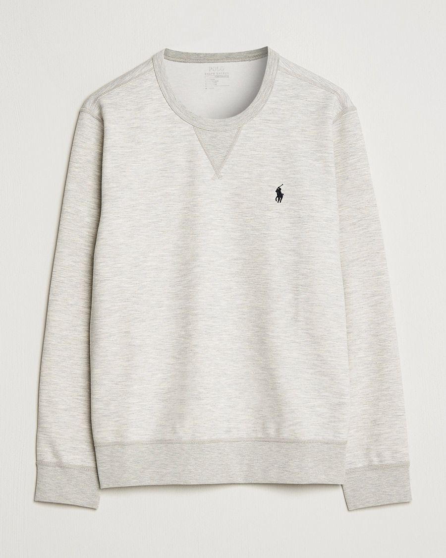 Men | Sweaters & Knitwear | Polo Ralph Lauren | Tech Crew Neck Sweatshirt Light Sport Heather