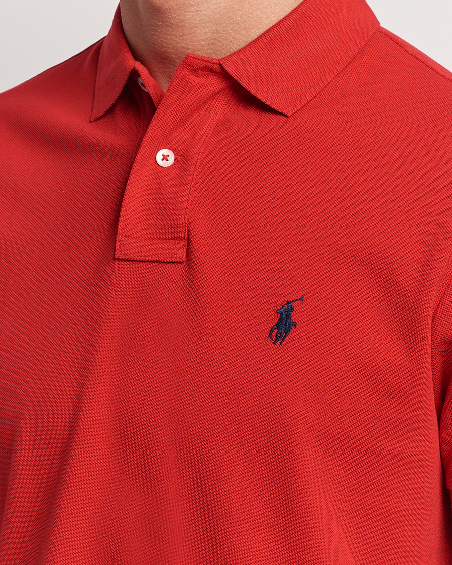Men | Polo Shirts | Polo Ralph Lauren | Custom Slim Fit Polo Red
