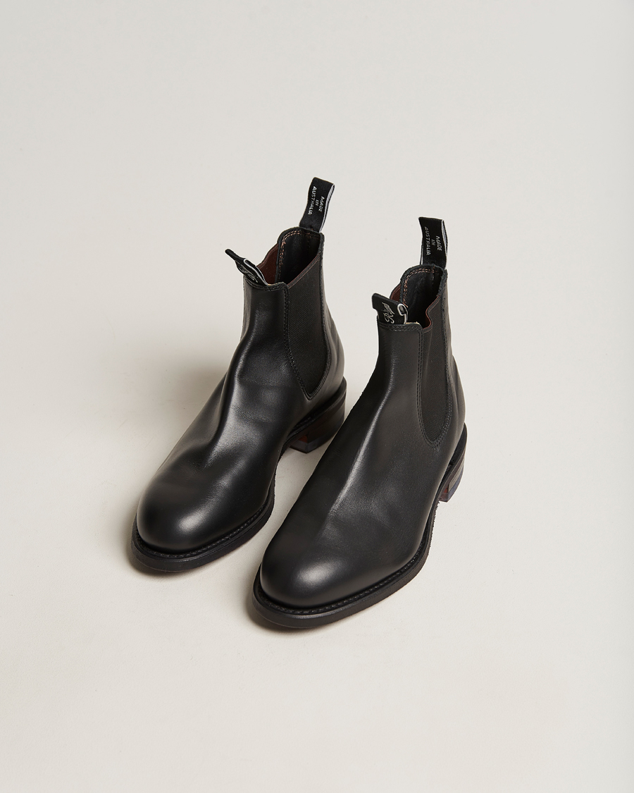Men | R.M.Williams Wentworth G Boot Yearling Black | R.M.Williams | Wentworth G Boot Yearling Black