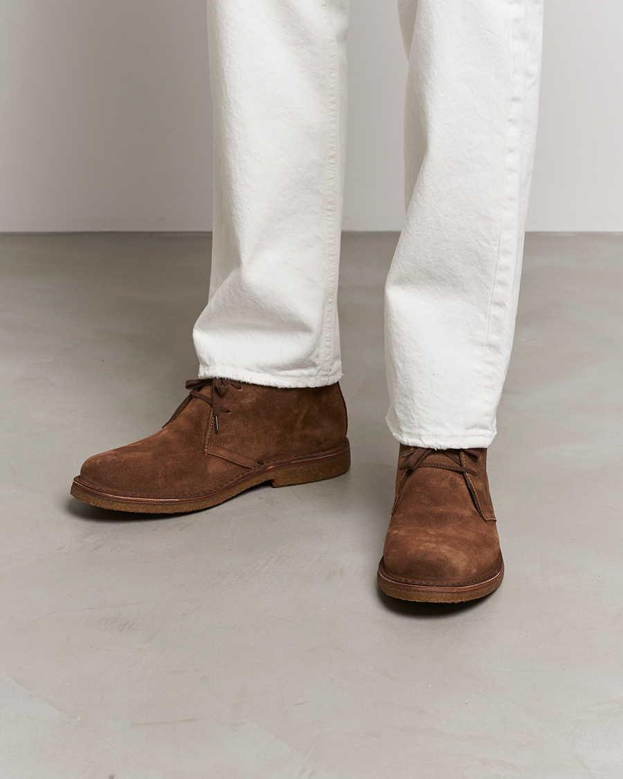 Men | Boots | Astorflex | Greenflex Desert Boot Dark Khaki Suede