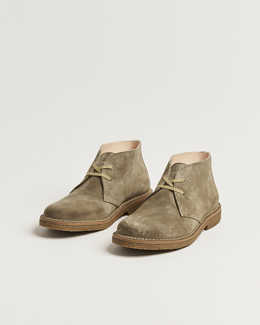 Men | Boots | Astorflex | Greenflex Desert Boot Stone Suede