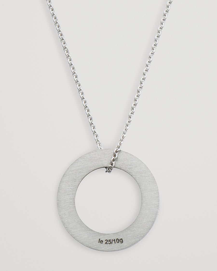 Men | Jewellery | LE GRAMME | Circle Necklace Le 2.5 Sterling Silver