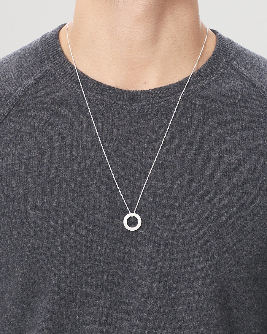 Men | Jewellery | LE GRAMME | Circle Necklace Le 2.5 Sterling Silver
