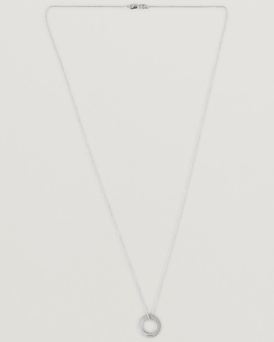 Men | Jewellery | LE GRAMME | Circle Necklace Le 2.5 Sterling Silver