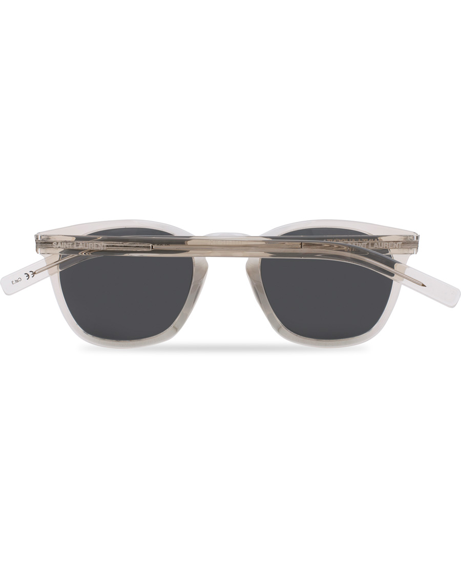 Men | Sunglasses | Saint Laurent | SL 28 Sunglasses Beige/Silver