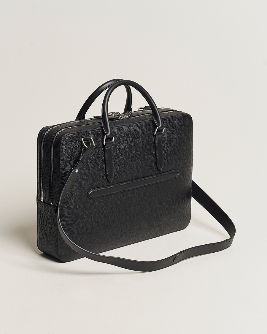 Men | Bags | Smythson | SmythsonLudlow Large Briefcase With Zip FrontBlack