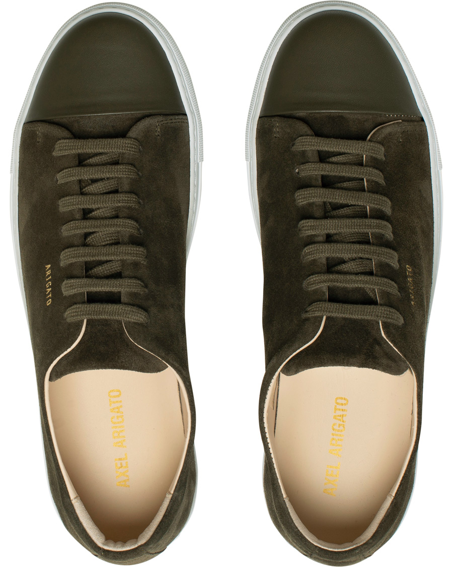 Men | Axel Arigato Cap Toe Sneaker Military Green Suede | Axel Arigato | Cap Toe Sneaker Military Green Suede