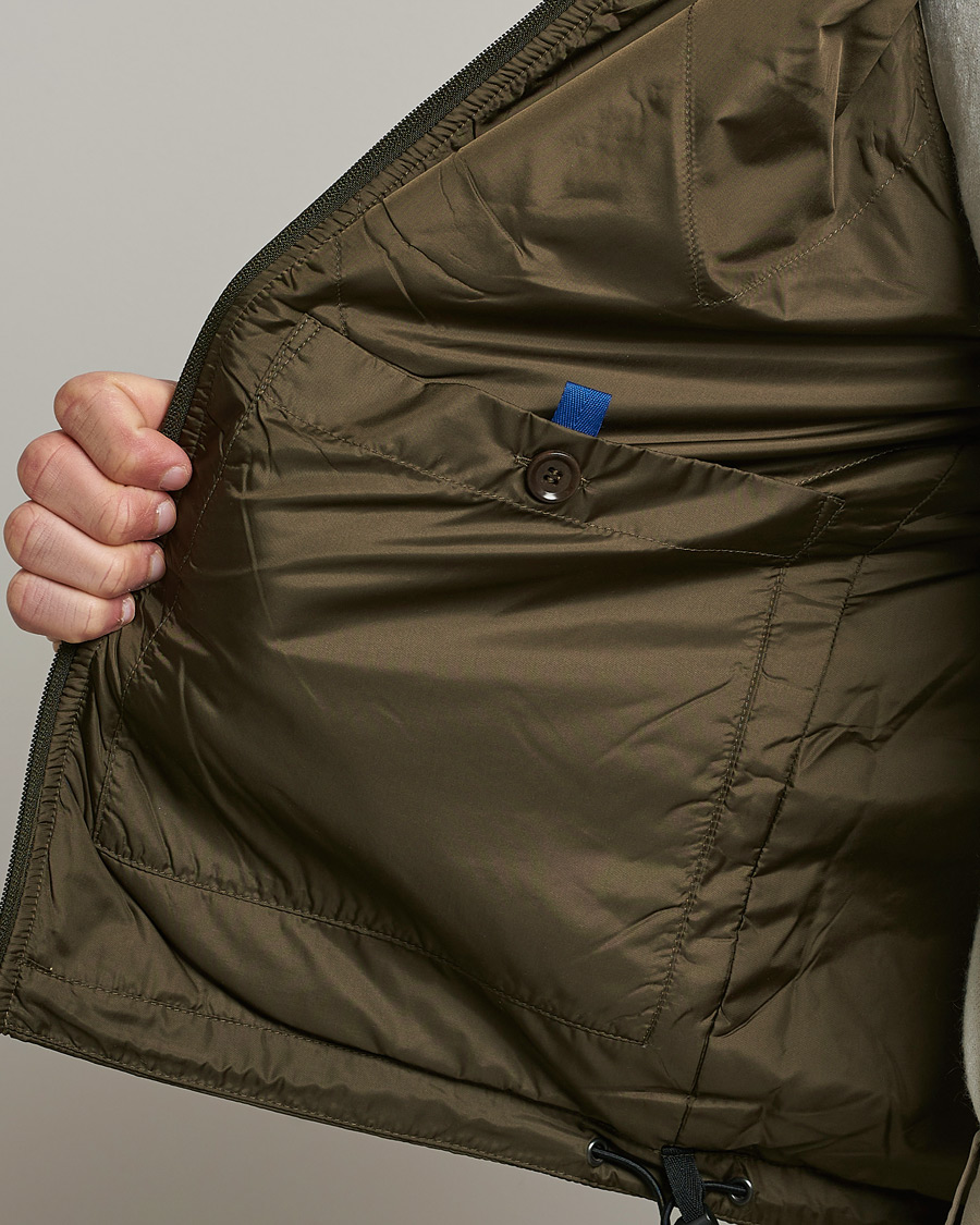 Men | Gilets | Aspesi | Vernes Nylon Gilet Dark Military
