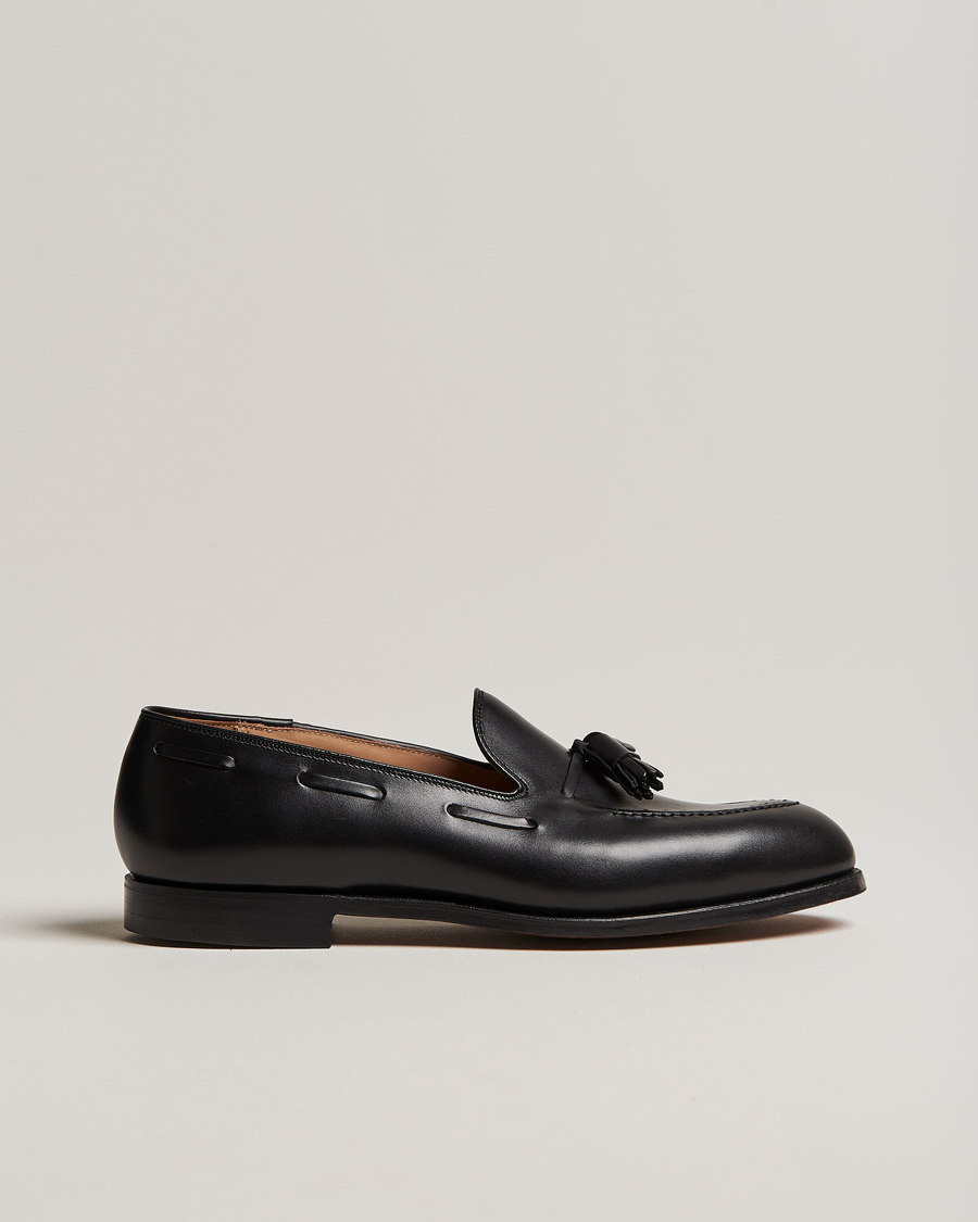 Men | Loafers | Crockett & Jones | Cavendish 2 Tassel Loafer Black Calf