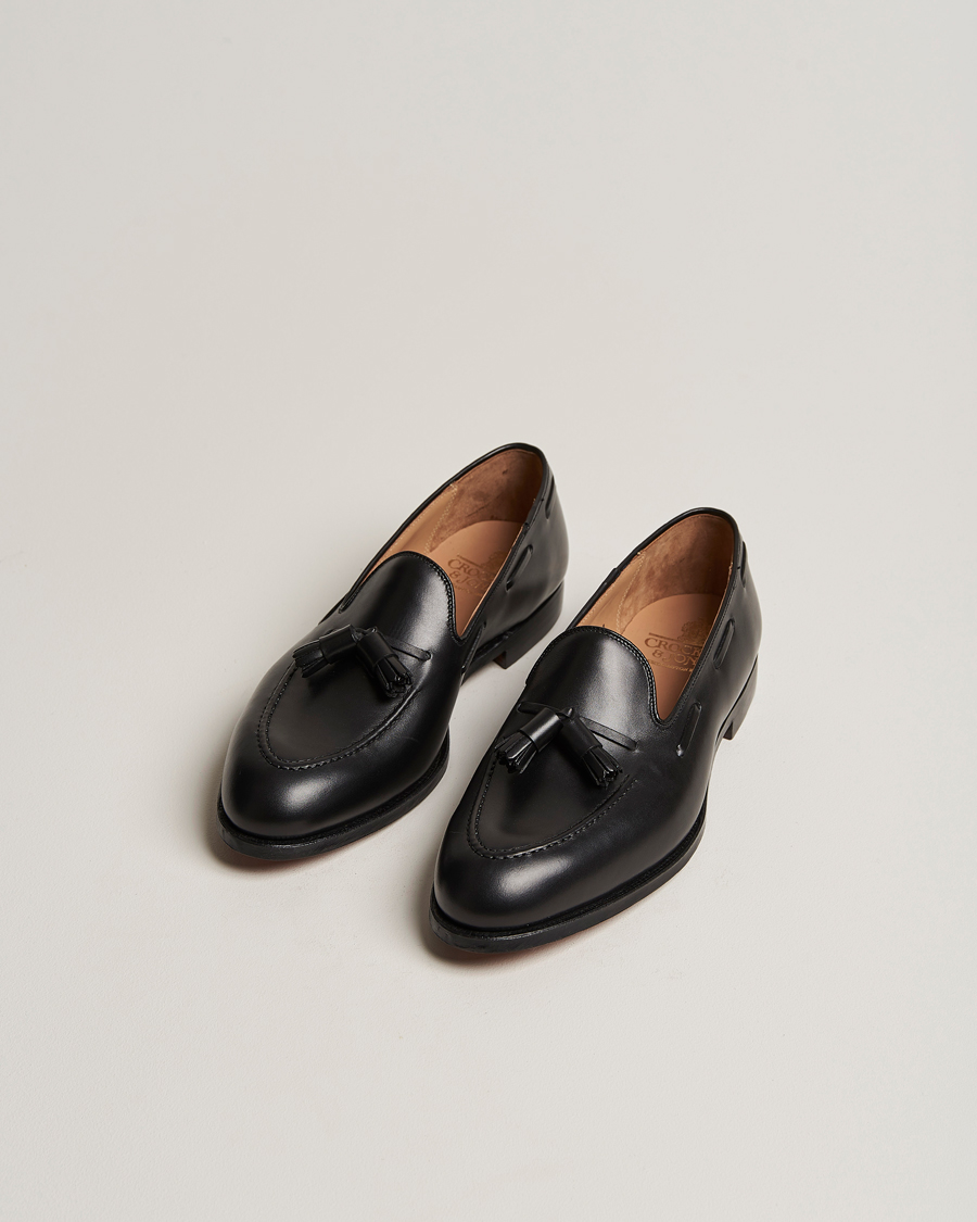 Men | Loafers | Crockett & Jones | Cavendish 2 Tassel Loafer Black Calf