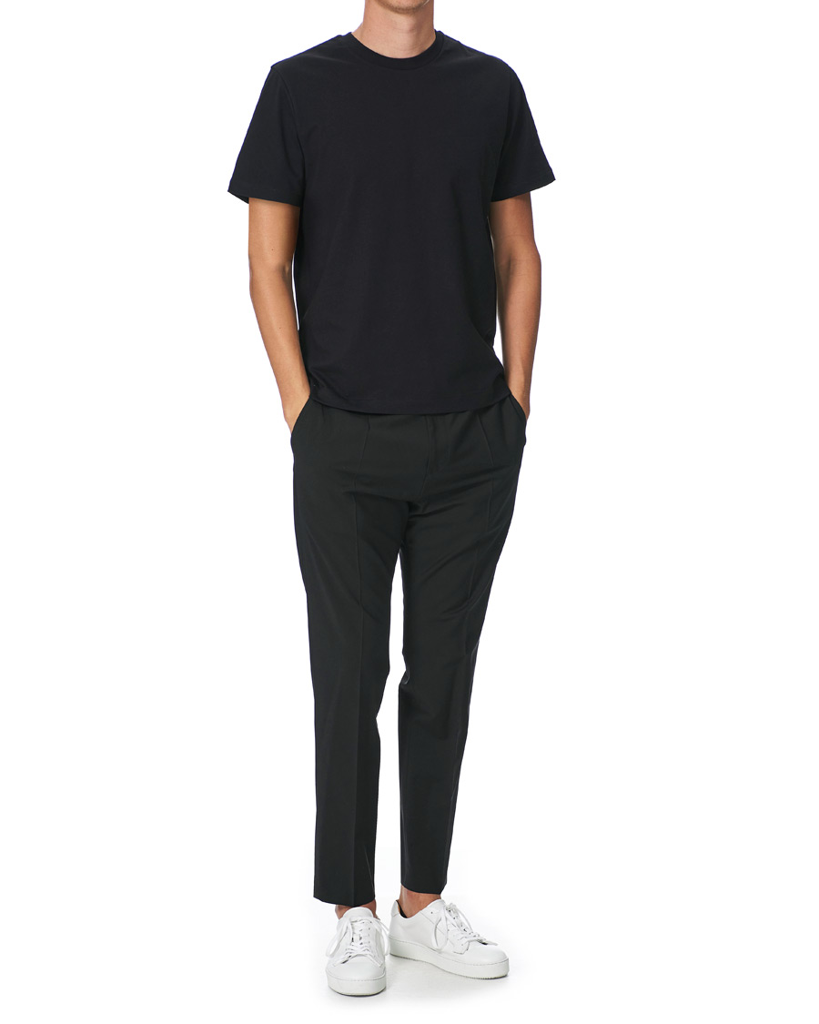 Men | T-Shirts | Filippa K | Single Jersey Regular Tee Black