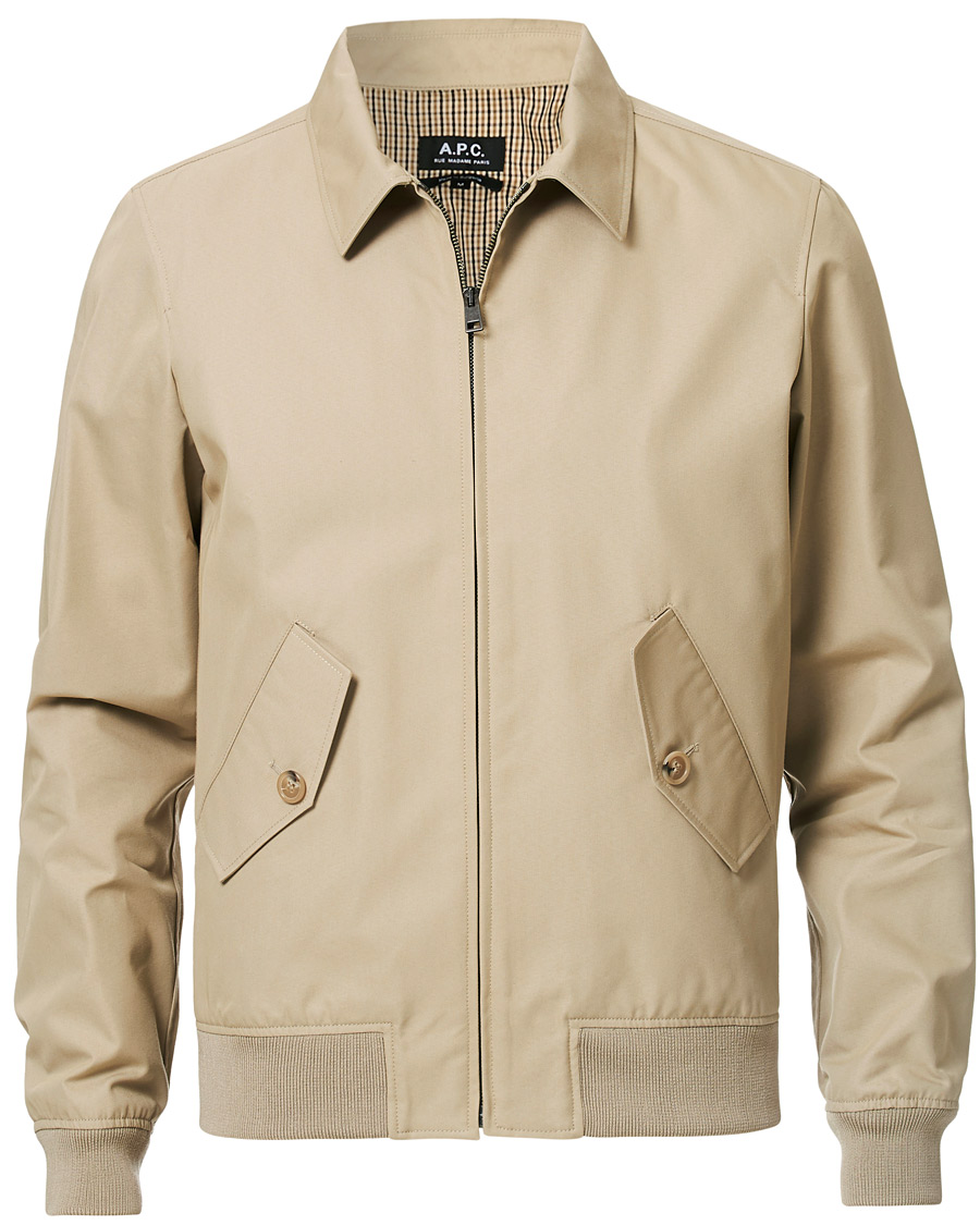Men | Coats & Jackets | A.P.C. | Gaspard Blouson Jacket Beige