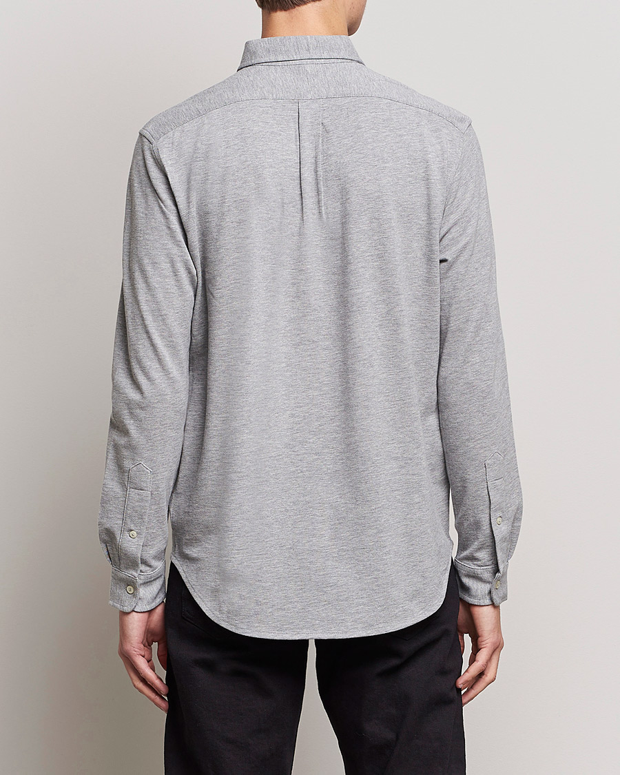 Men | Shirts | Polo Ralph Lauren | Slim Fit Featherweight Mesh Shirt Andover Heather