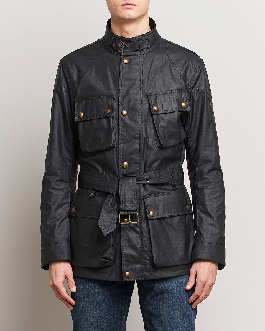 Men | Coats & Jackets | Belstaff | Trialmaster Waxed Jacket Black