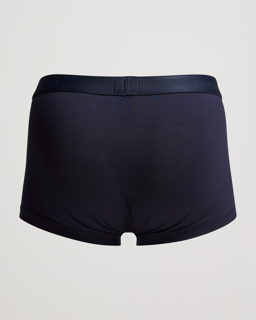 Men | Underwear & Socks | Sunspel | Cotton Stretch Trunk Navy