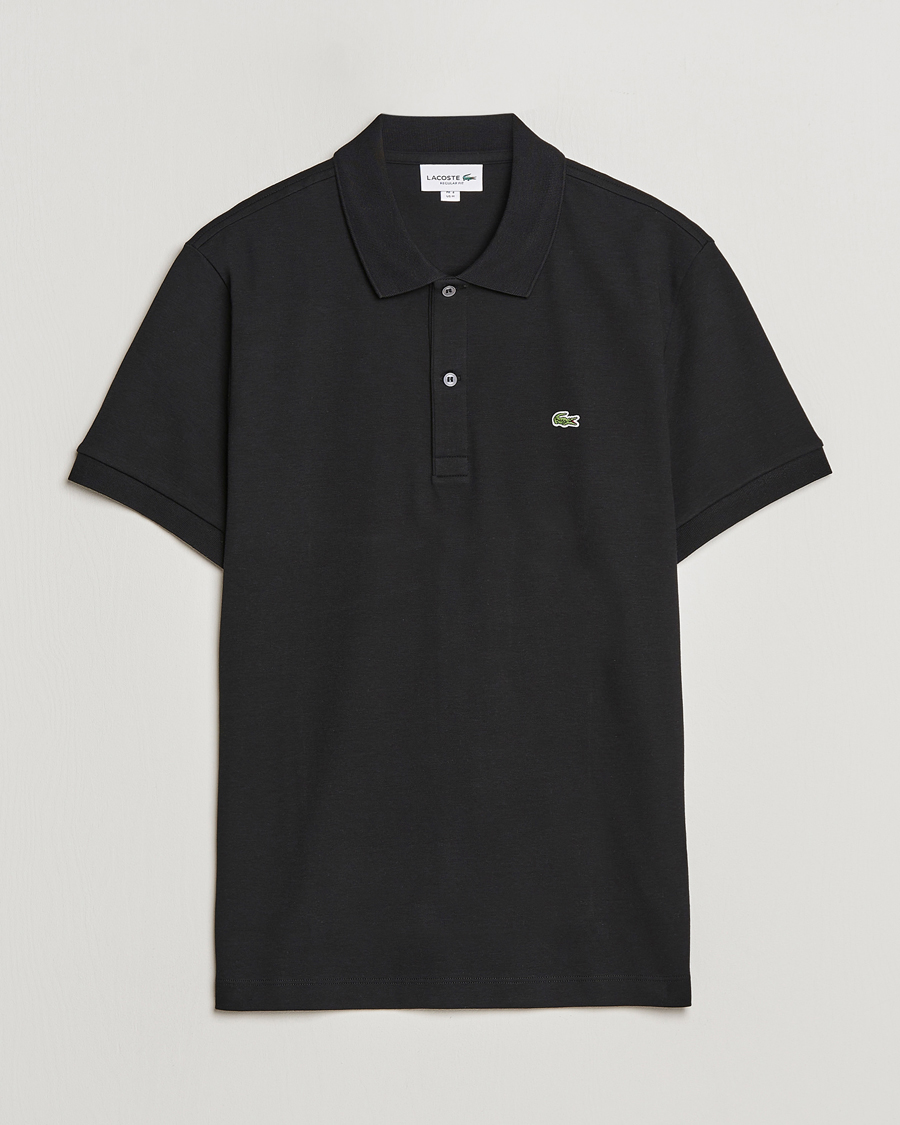 Men | Polo Shirts | Lacoste | Pima Interlock Piké Black