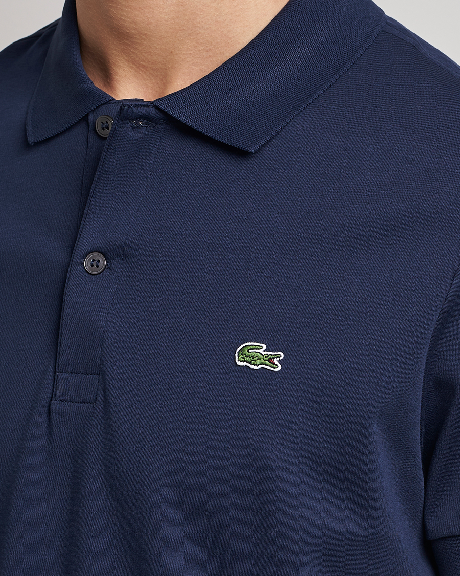 Men | Polo Shirts | Lacoste | Pima Interlock Piké Navy