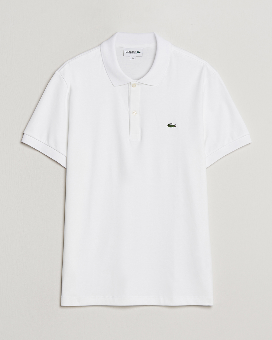 Men | Polo Shirts | Lacoste | Pima Interlock Piké White