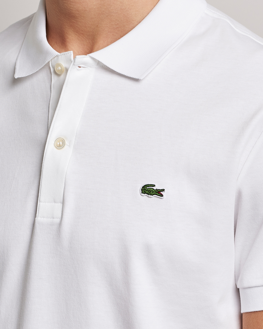 Men | Polo Shirts | Lacoste | Pima Interlock Piké White