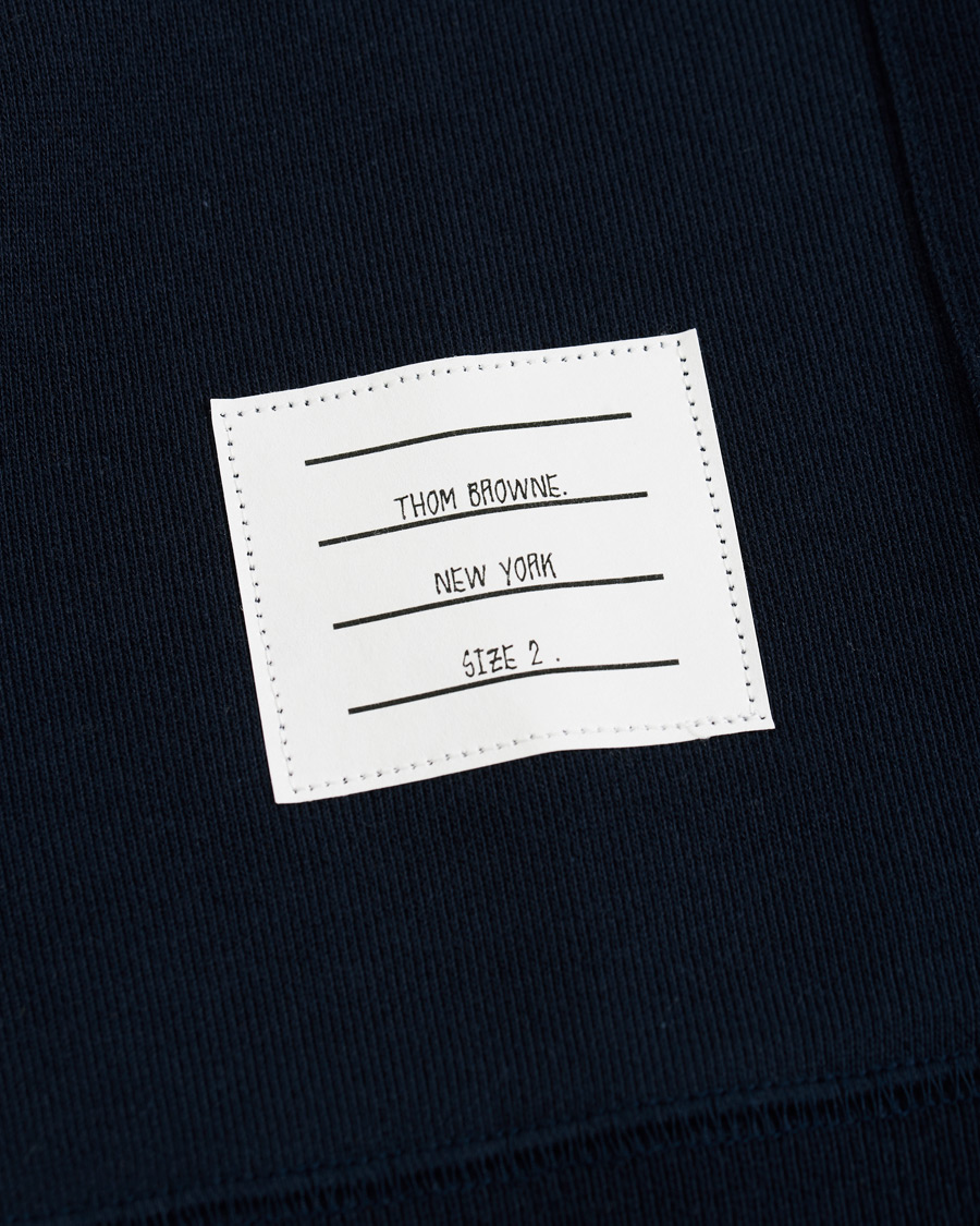 Men | Sweaters & Knitwear | Thom Browne | 4 Bar Classic Sweatshirt Navy