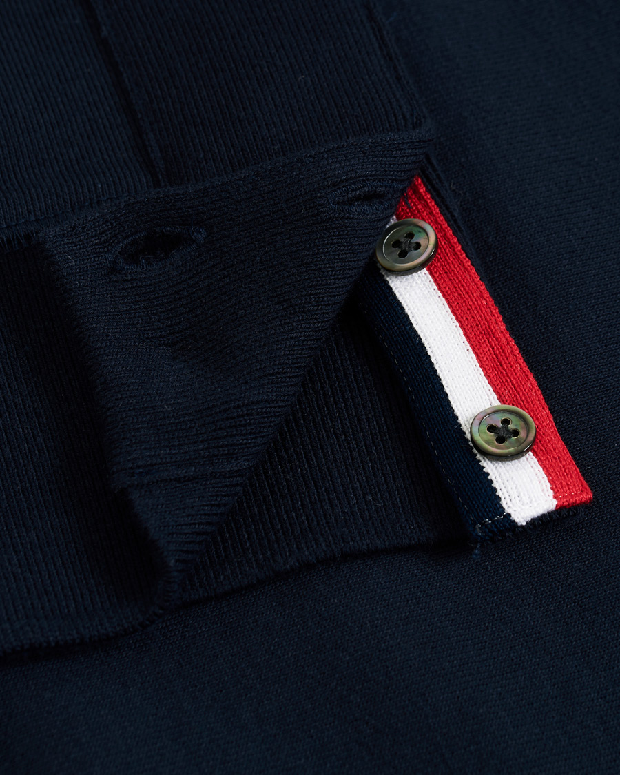 Men | Sweaters & Knitwear | Thom Browne | 4 Bar Classic Sweatshirt Navy