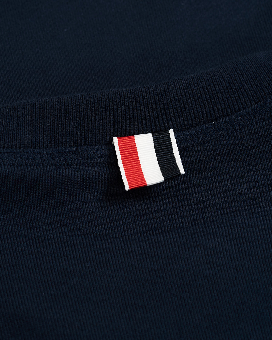 Men | Sweaters & Knitwear | Thom Browne | 4 Bar Classic Sweatshirt Navy