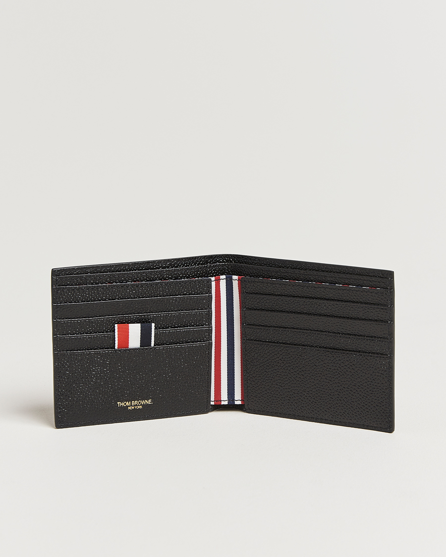 Men | Wallets | Thom Browne | Pebble Grain Wallet Black