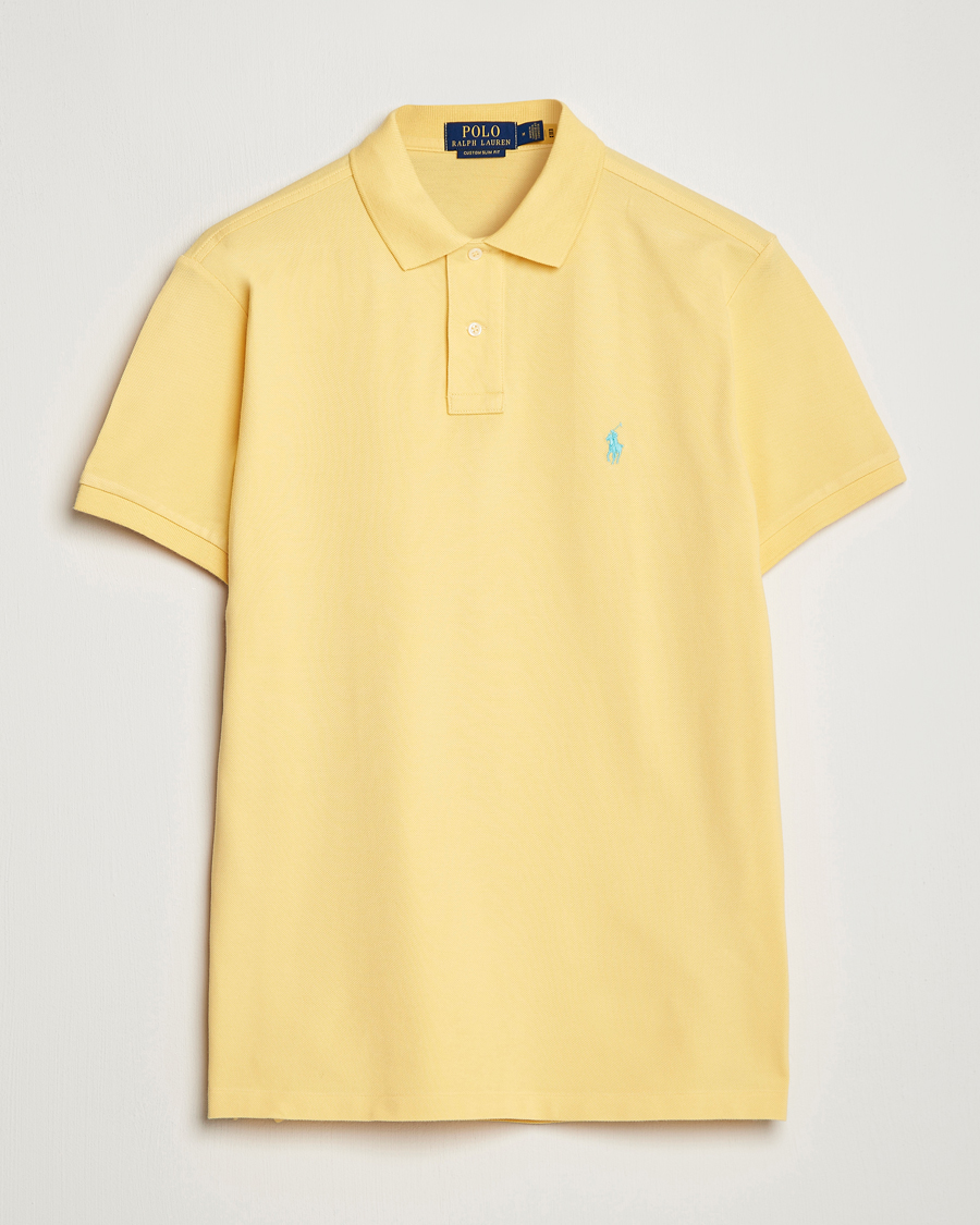 Men | Polo Shirts | Polo Ralph Lauren | Custom Slim Fit Polo Corn Yellow