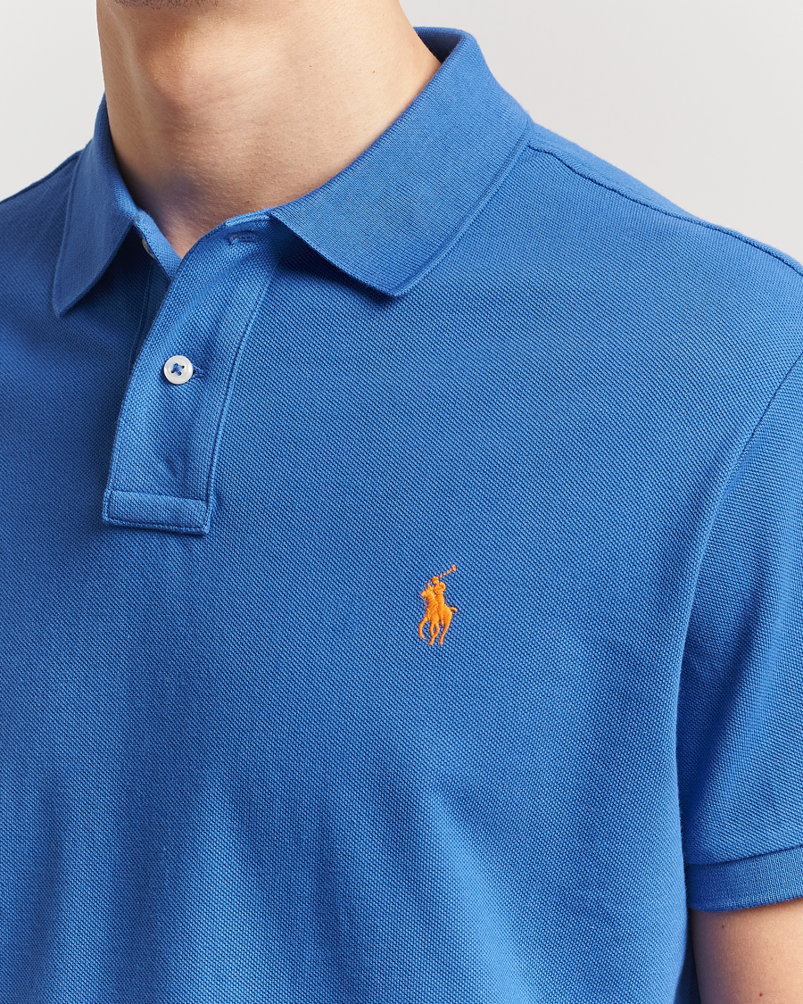 Men | Polo Shirts | Polo Ralph Lauren | Custom Slim Fit Polo New Iris Blue