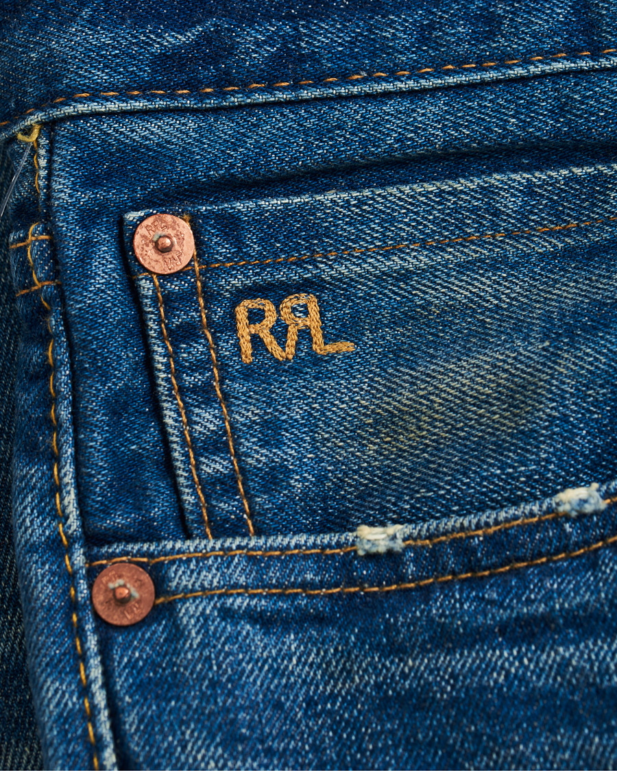Men | Jeans | RRL | Slim Narrow Selvedge Jeans Grandfalls Wash