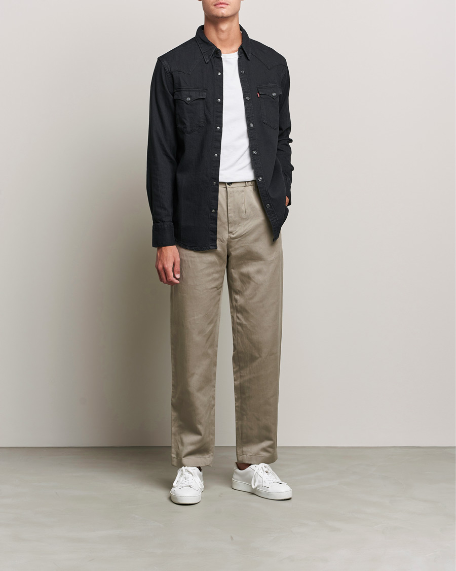 Men | Shirts | Levi's | Barstow Western Standard Shirt Marble Black