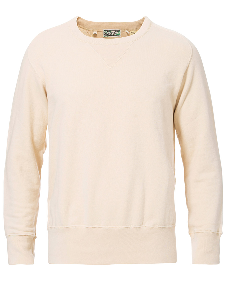 Men | Sweaters & Knitwear | Levi's Vintage Clothing | Bay Meadows Crew Neck Sweatshirts Double Cream