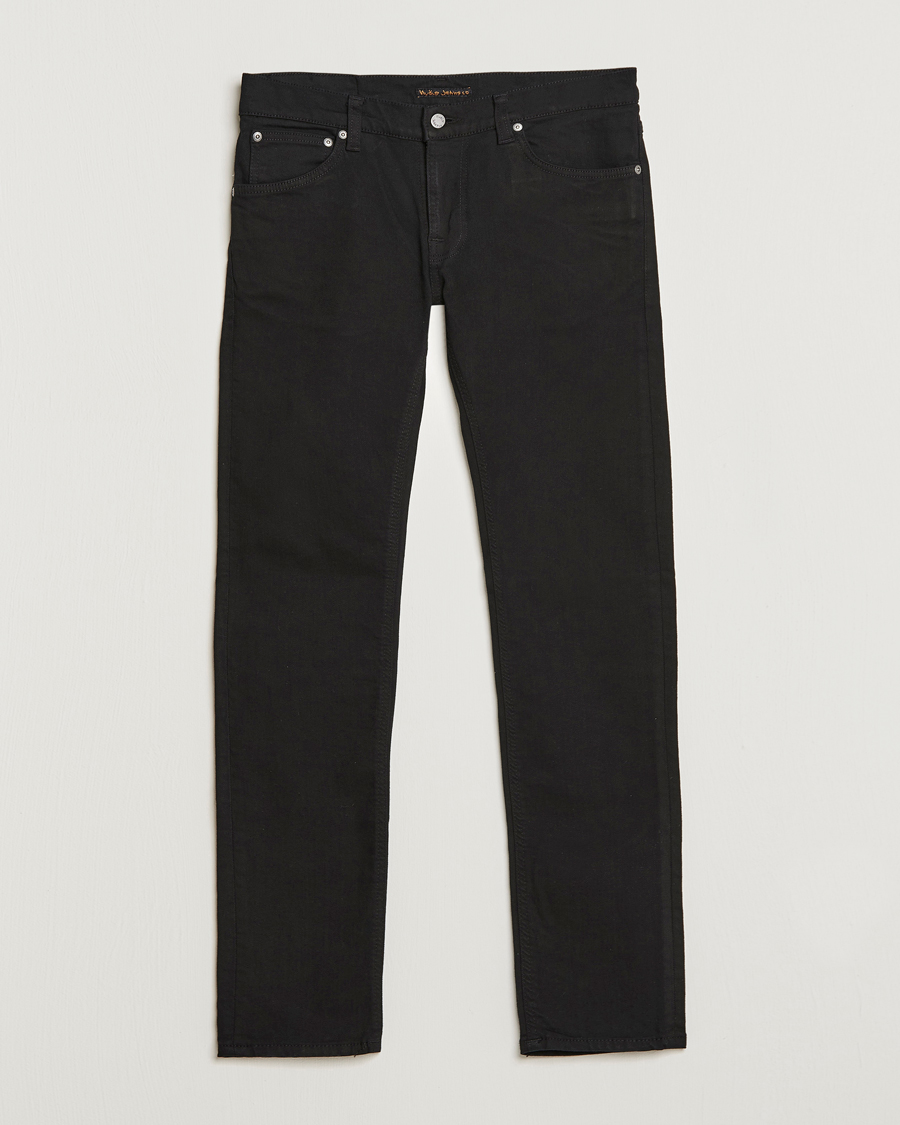 Men | Jeans | Nudie Jeans | Tight Terry Jeans Ever Black