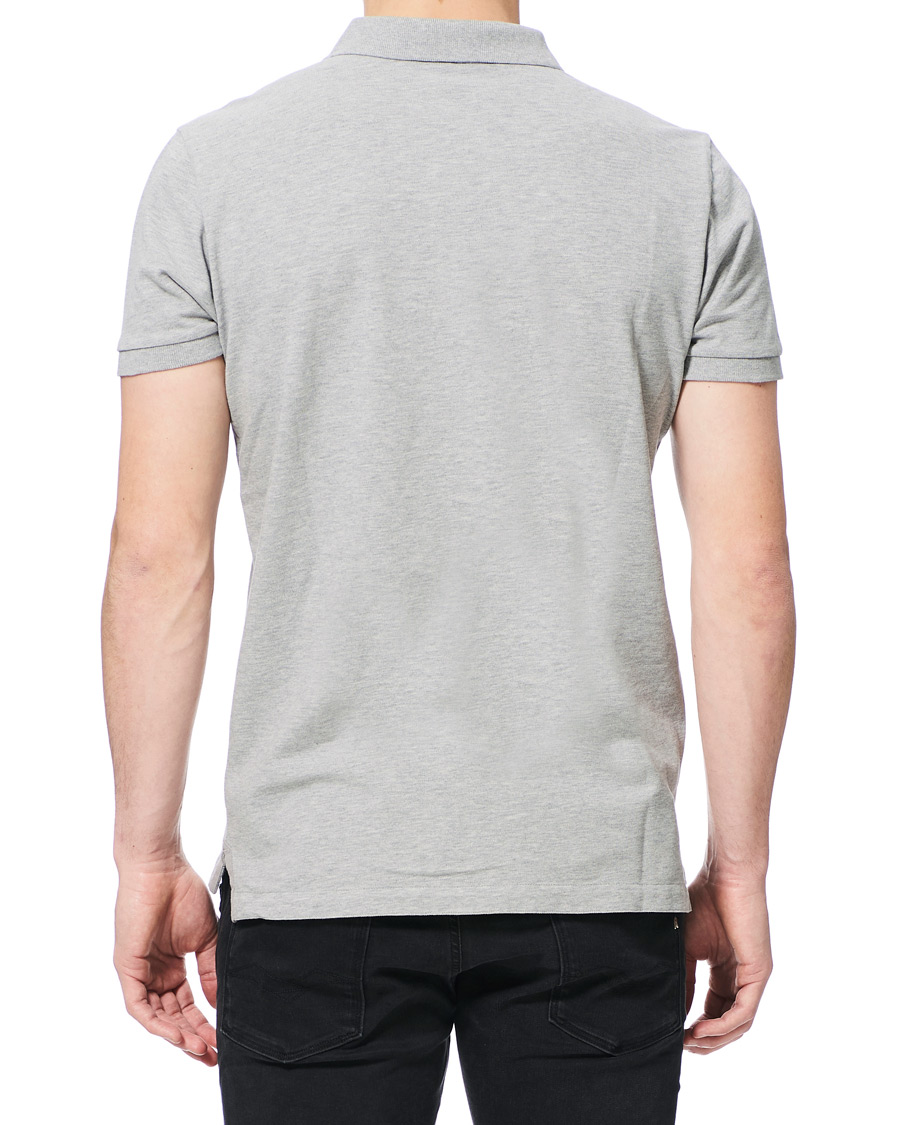 Men | Polo Shirts | Peak Performance | Original Logo Polo Medium Grey Heather