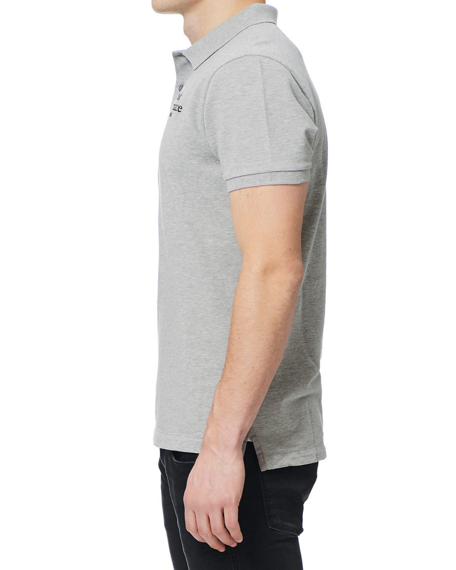 Men | Polo Shirts | Peak Performance | Original Logo Polo Medium Grey Heather