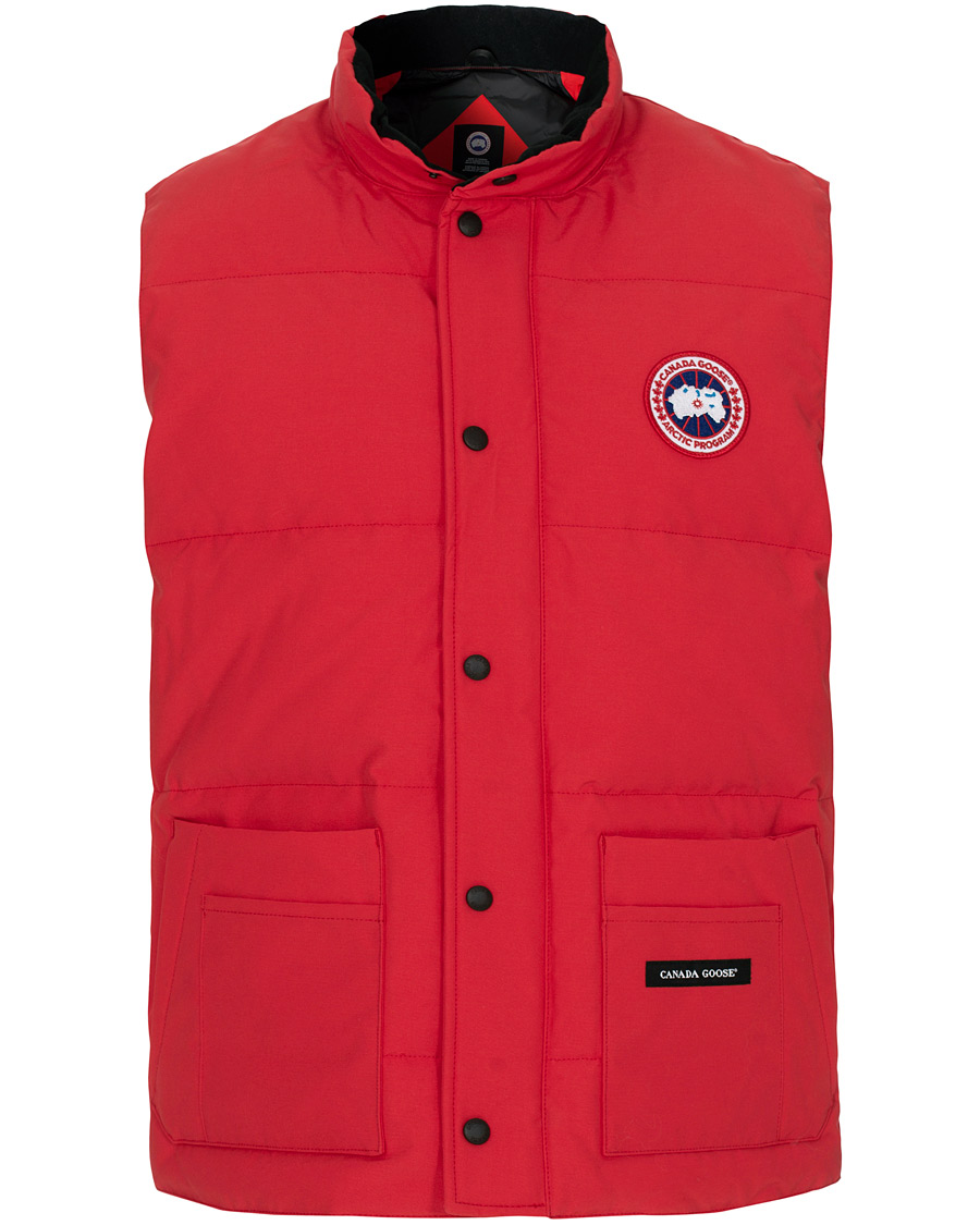 Men | Coats & Jackets | Canada Goose | Freestyle Crew Vest Red